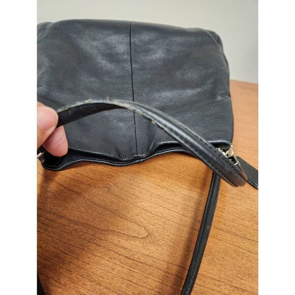 Coach 26224 Madison Phoebe Black leather Shoulder bag silvertone Hardware (PF) - Picture 8 of 14